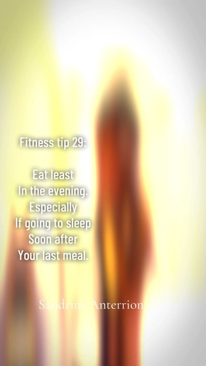Fitness tip by Sandrine Anterrion