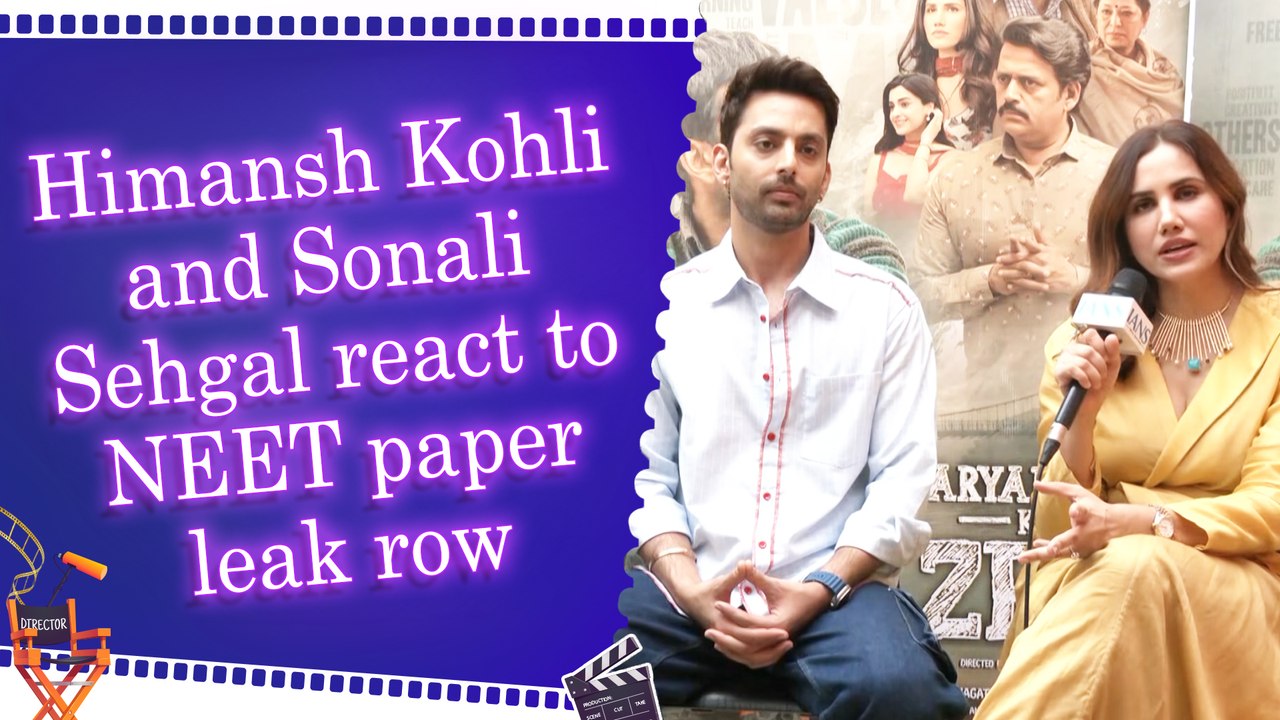 Himansh Kohli and Sonali Sehgal speak on NEET paper leak protests, backs student on the same