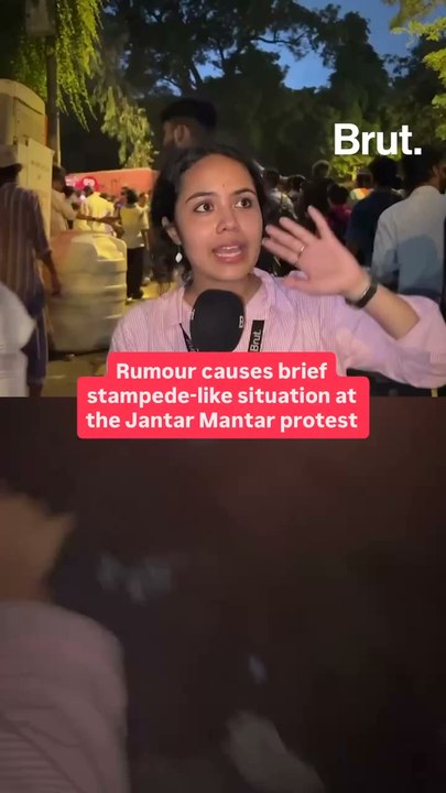 Rumour sparks brief stampede-like situation at Jantar Mantar