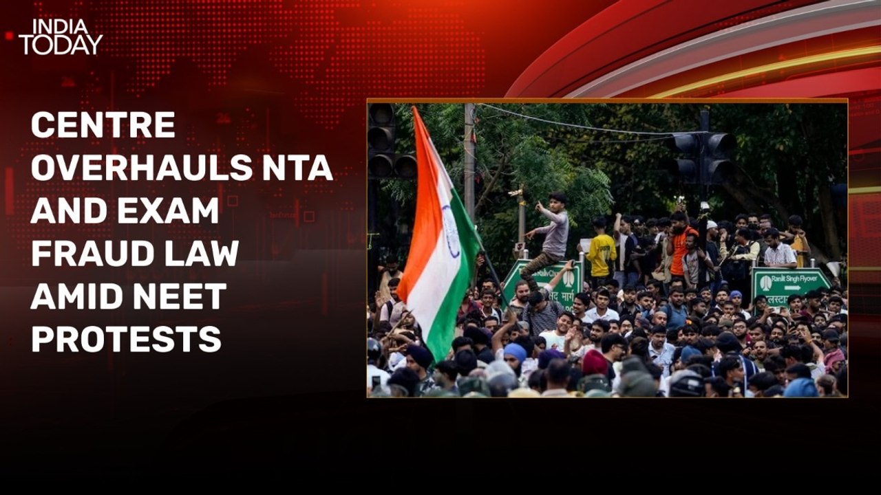 Newstrack: Govt approves anti-paper leak law amid NEET protests