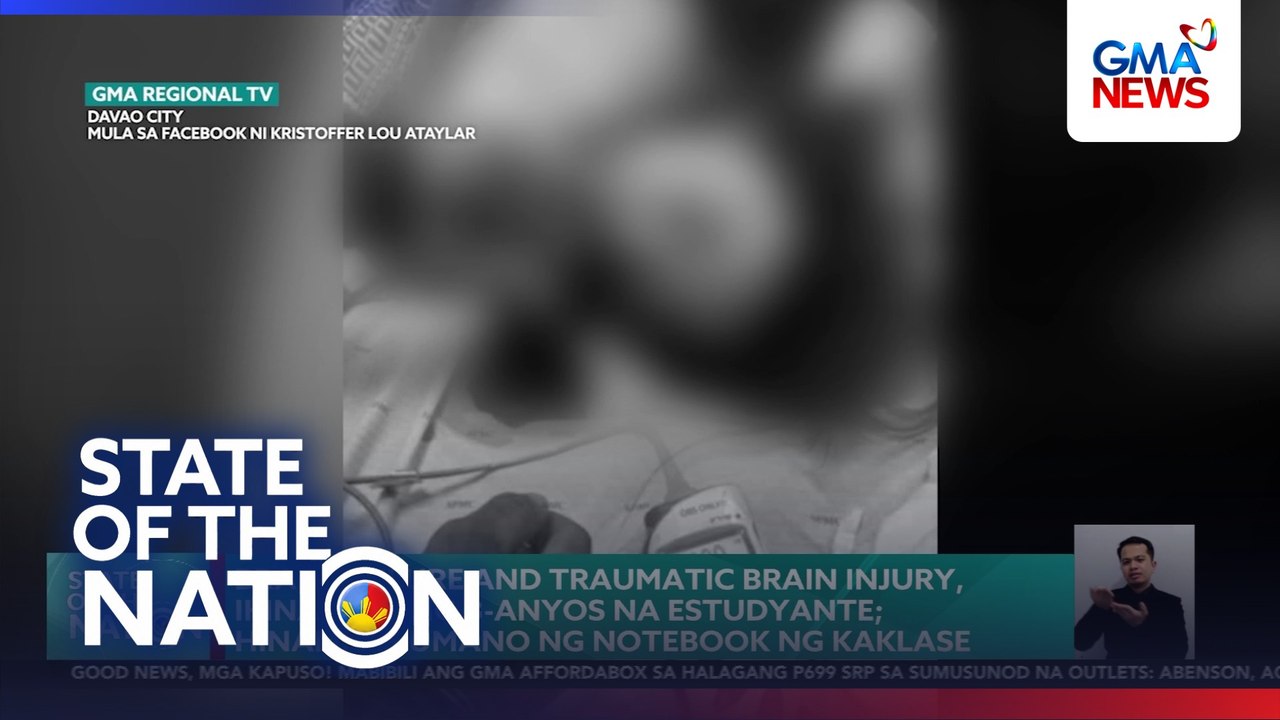 Brain failure and traumatic brain injury, ikinasawi ng 8-anyos na estudyante; hinampas umano ng notebook ng kaklase | SONA