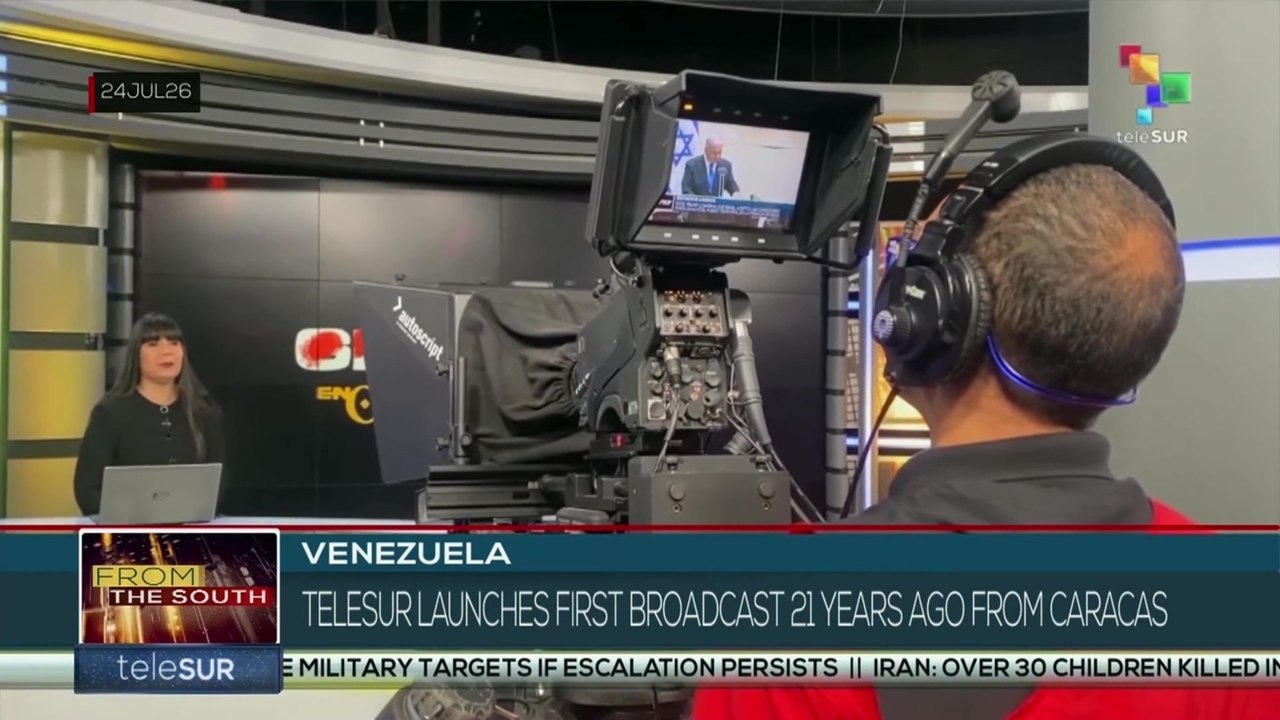 Venezuela | TeleSUR launched first broadcast 21 years ago from Caracas
