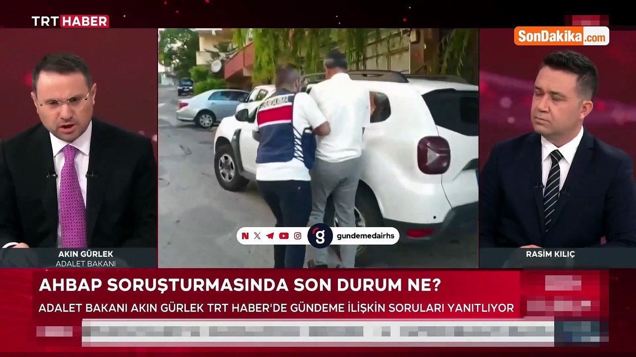 Ahbap soruşturmasında düğmeye nasıl basıldı? Bakan Gürlek ayrıntıları anlattı