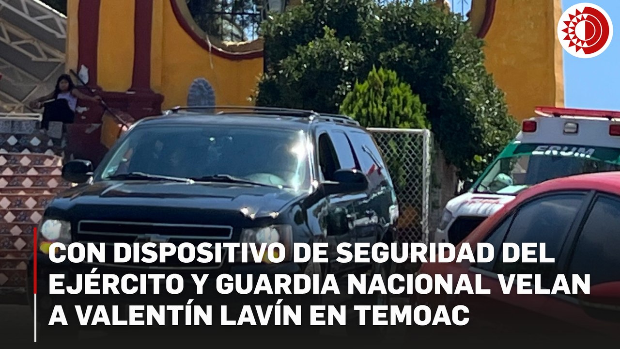 Con fuerte dispositivo de seguridad y cerco a medios, velan a alcalde de Temoac