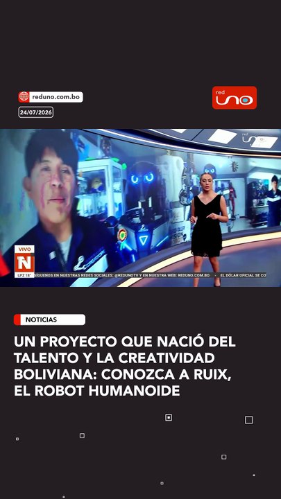 Un proyecto que nació del talento y la creatividad  boliviana: Conozca a Ruix,  el robot humanoide