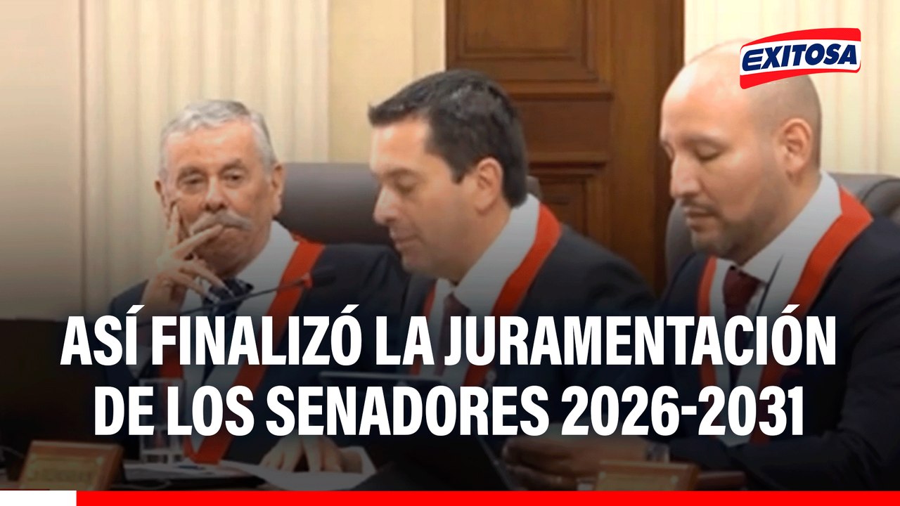 Finalizó la juramentación de los Senadores 2026 - 2031
