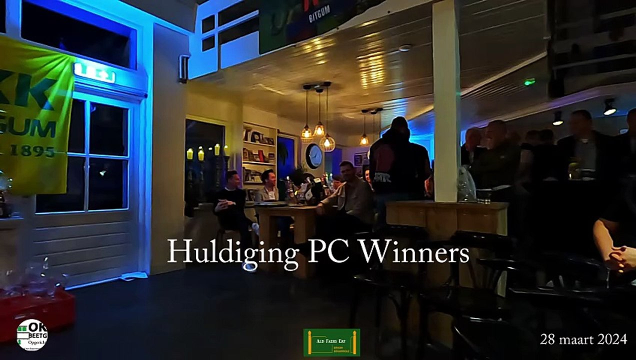 2024 28 maart Huldiging P.C.Winners