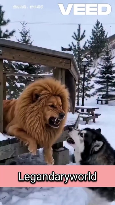 Funny Roaring memes | Lion VS Dog | AI learners