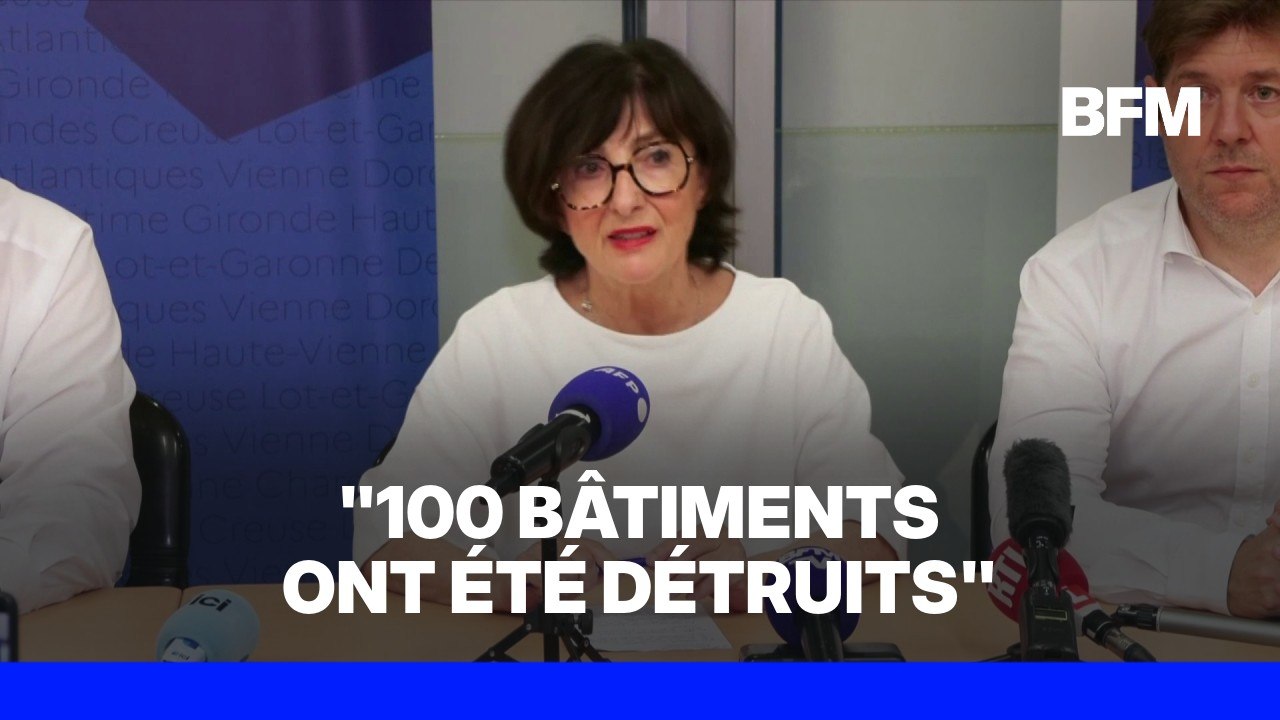La préfète de la Gironde fait un point sur l'incendie qui touche la région