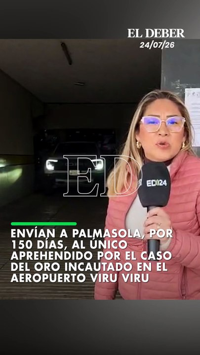 El acusado fue trasladado bajo un fuerte resguardo policial desde el Palacio de Justicia hasta el penal de Palmasola, donde cumplirá la medida.