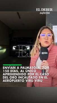El acusado fue trasladado bajo un fuerte resguardo policial desde el Palacio de Justicia hasta el penal de Palmasola, donde cumplirá la medida.