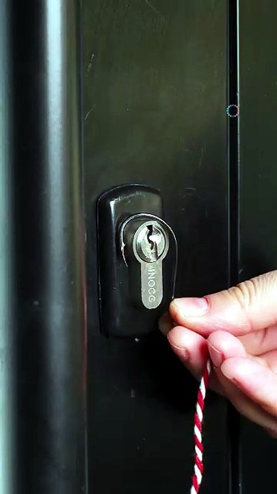 DIY emergency key removal technique🔑🎣