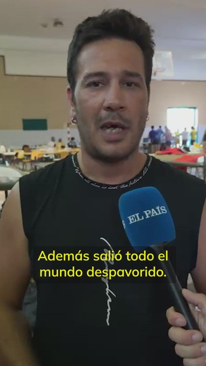 El polideportivo de Villamanta acoge a los evacuados por los incendios de Madrid y Ávila