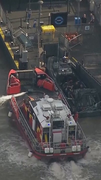 Officers Thrown Into Thames After Police Boat Crashes