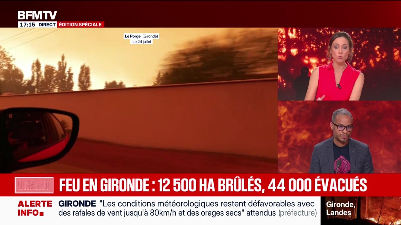 Édition spéciale - Feux : Landes, Gironde face aux "deux ogres de l'été" - 24/07