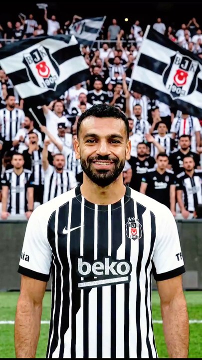 BJK: Salah Beşiktaş'ta 🖤🤍 #salah #mohammedsalah #beşi̇ktaş #bjk #yapayzeka #ai #reklamdeğil