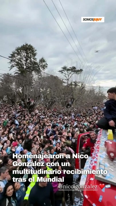 Recibimiento Nicolás González