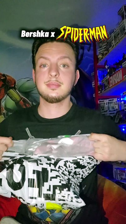 Mon nouveau t-shirt Spider-Man
