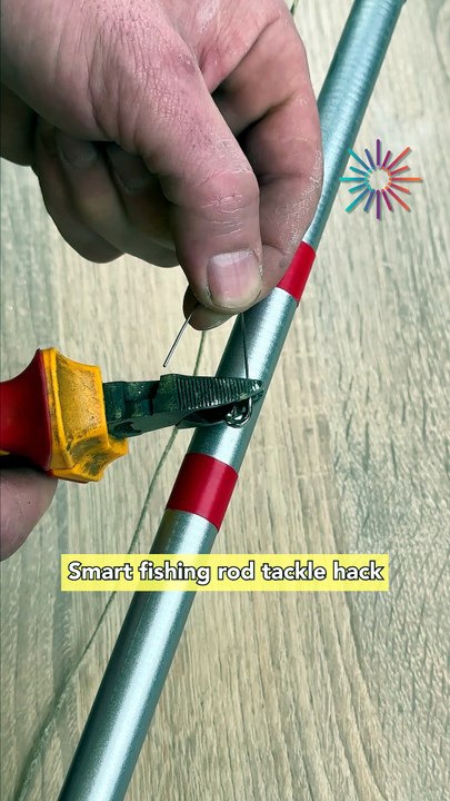 DIY fishing rod upgrade hack 🎣🔧
