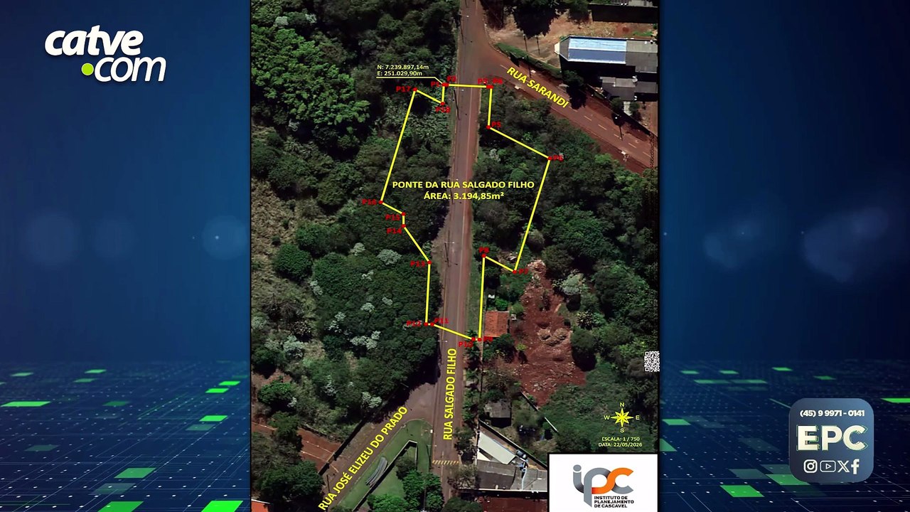 Cascavel prepara obras de R$ 8,2 milhões para reduzir alagamentos