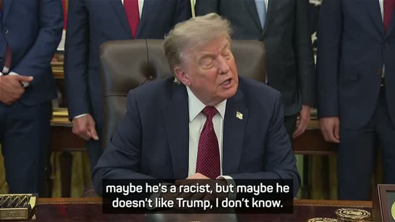 Donald Trump says LeBron James is 'maybe a racist'