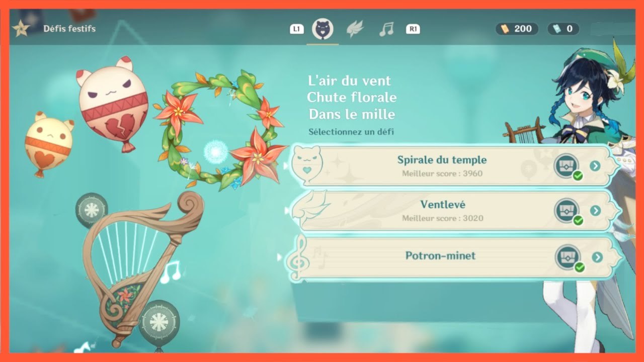 Genshin Impact FR | Invitation des alizées - Défis Festifs : Part 2