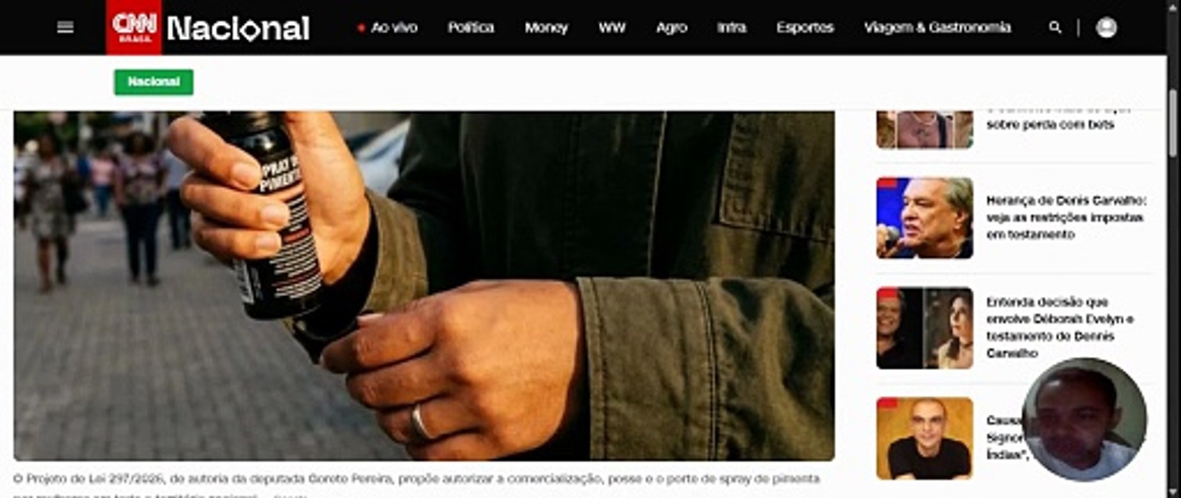 Spray de Pimenta é Liberado para Mulheres no Brasil Veja o Que Diz a Nova Lei