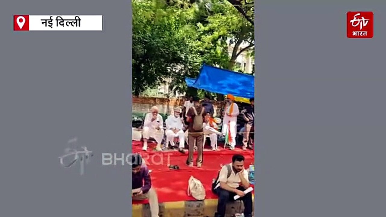 CJP प्रदर्शन को समर्थन देने महाराष्ट्र से पहुंचे कांग्रेस सांसद व सामाजिक कार्यकर्ता, कहा- सरकार को मांगे माननी चाहिए