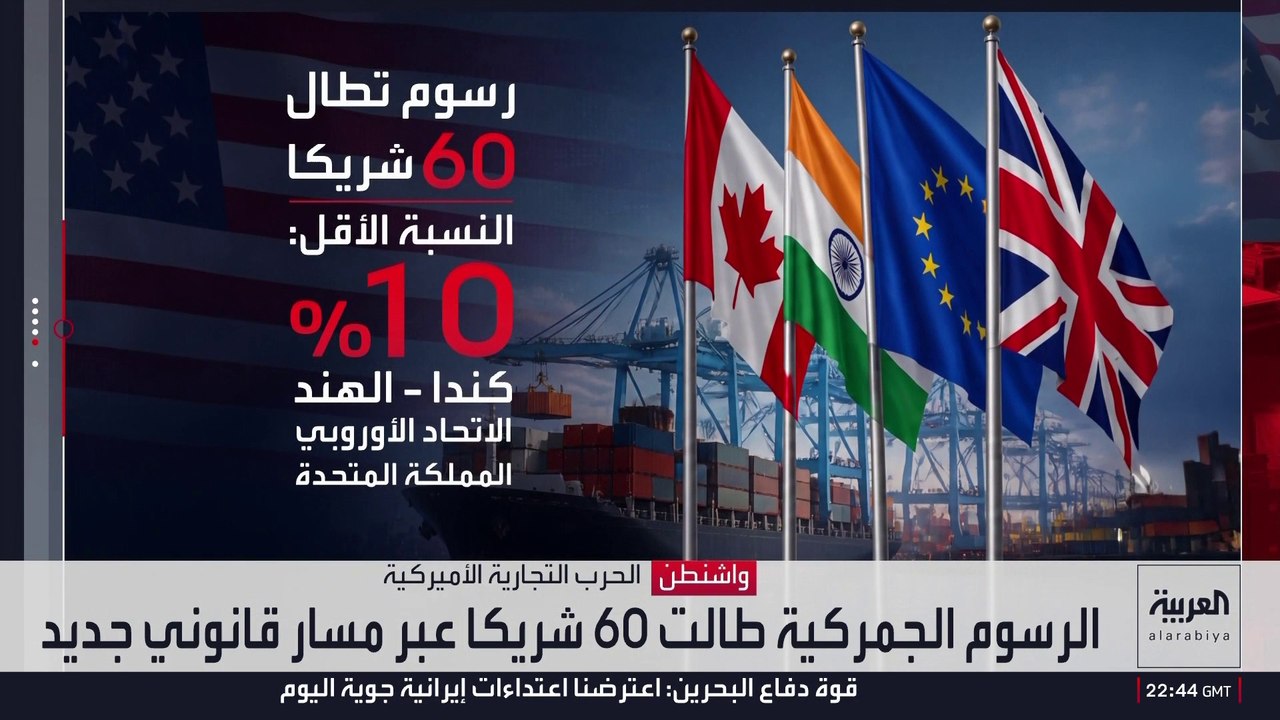 رسوم ترمب الجديدة تشعل الحرب التجارية مع 60 دولة