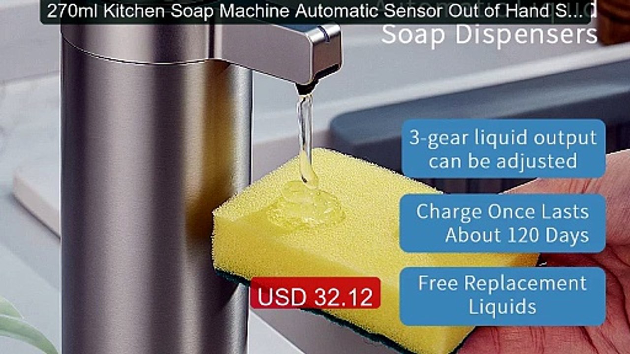 270ml Kitchen Soap Machine Automatic Sensor Out of Hand San... -- Top Pick 2026 | Unbeatable Price!