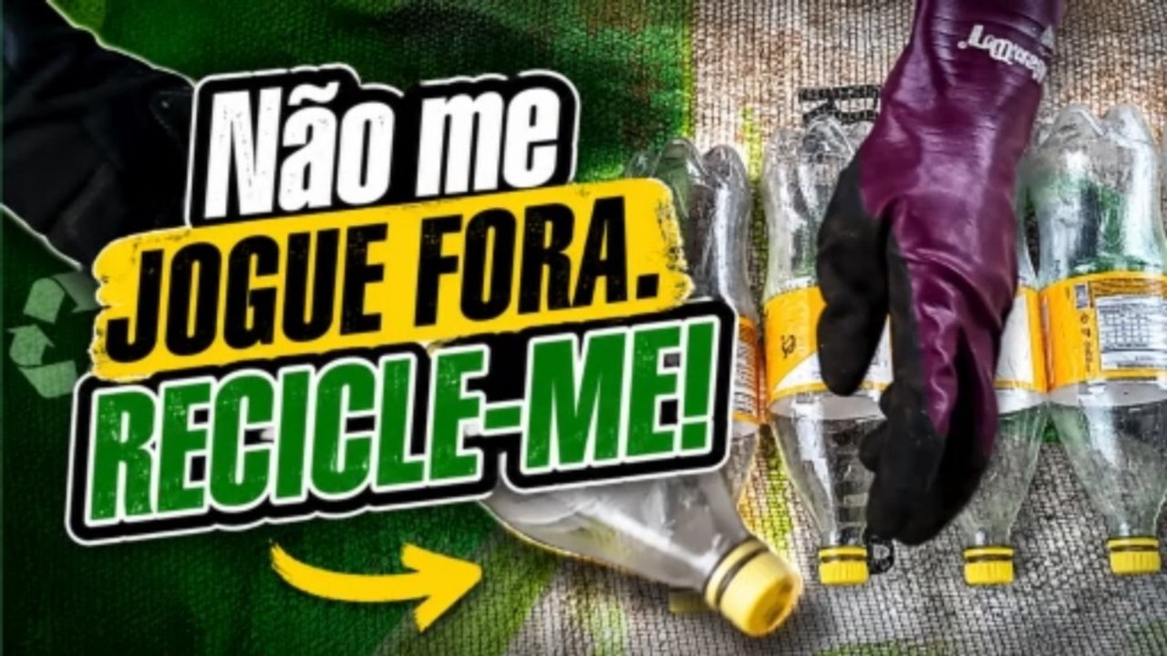 💛♻️💛 Cada Garrafa PET Reciclada Faz Diferença!
