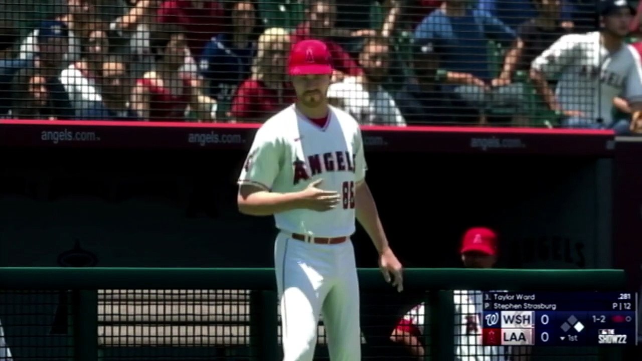 MLB The Show 22 Angels vs Nationals