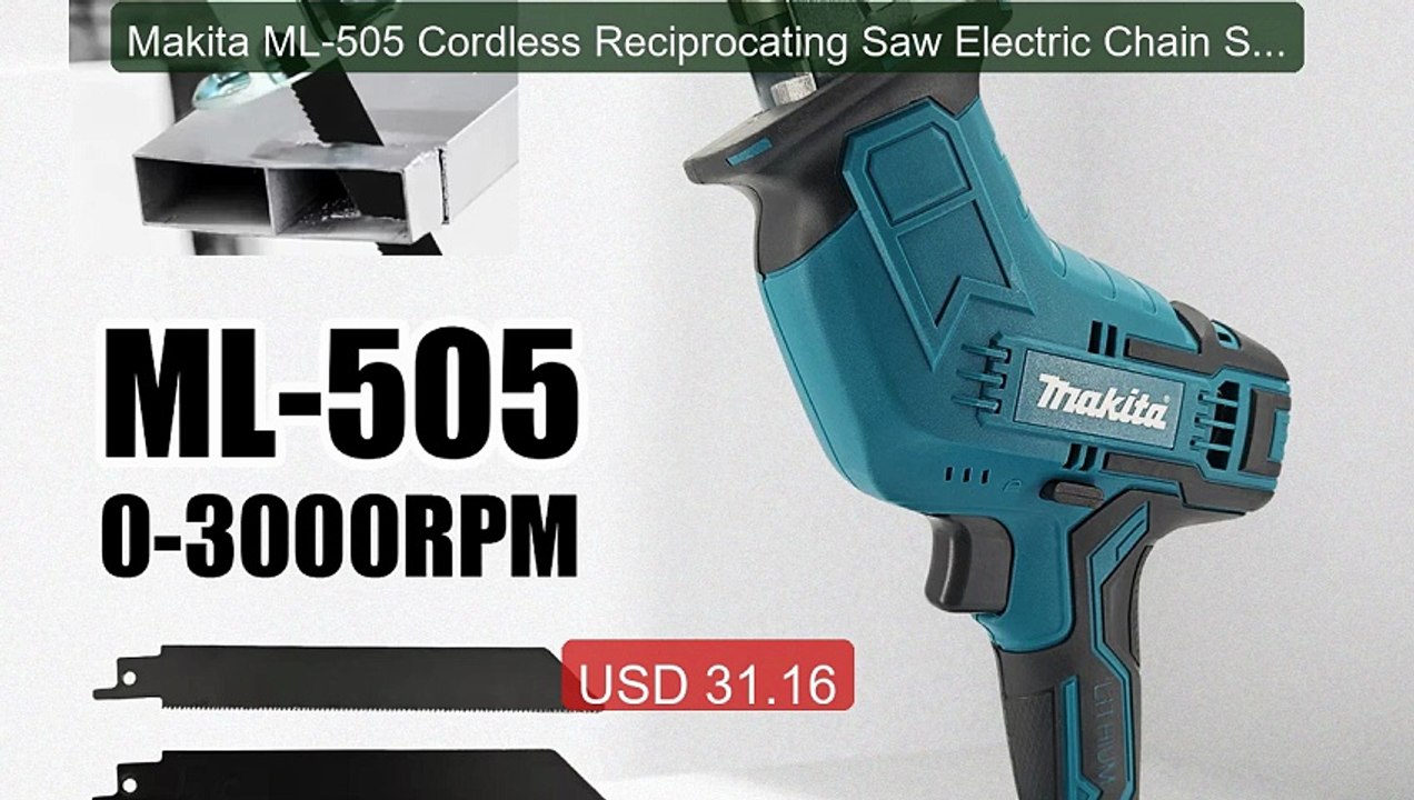 Makita ML-505 Cordless Reciprocating Saw Electric Chain Saw... -- Top Pick 2026 | Unbeatable Price!