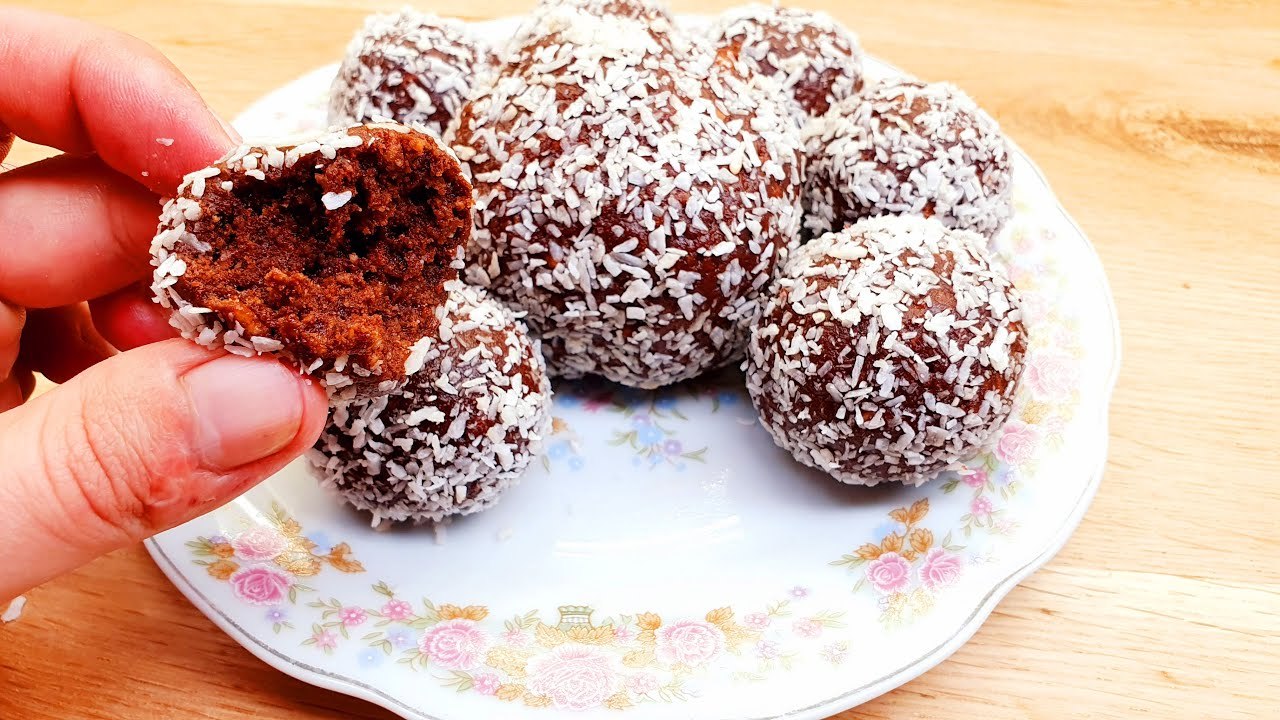 Dessert Rezept in 5 Minuten: nur 4 einfache Zutaten für die besten Schokoladenbällchen