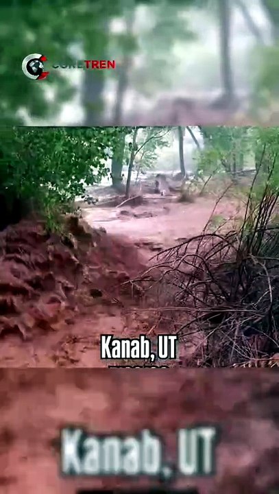 A Dry Canyon Turned Into a Raging River Within Minutes