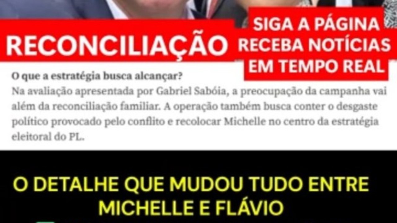 MICHELLE ACEITOU AS DESCULPAS DE FLÁVIO? UM DETALHE CHAMOU ATENÇÃO 😳