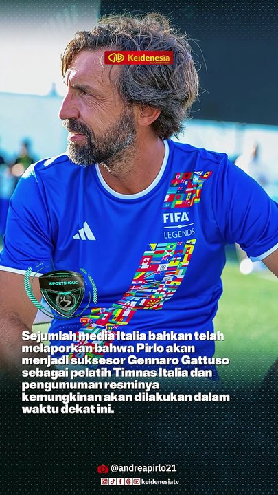Selangkah Lagi Andrea Pirlo Jadi Pelatih Timnas Italia