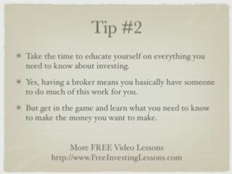 Beginner Stock Investing