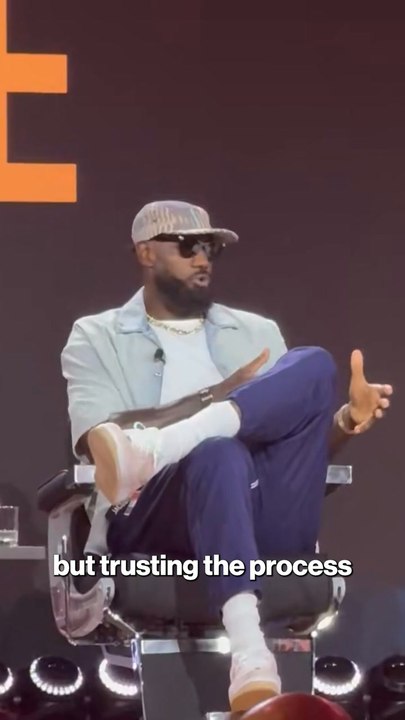 Even though LeBron James played it off, was he hinting at going to Philly with his three drops of "trust the process?"