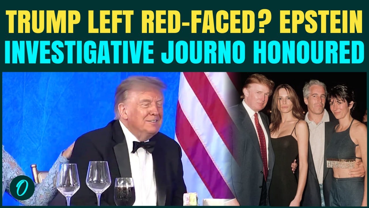 Epstein Investigative Journalist Honoured Before Trump; Karoline Leavitt Seen Comforting President