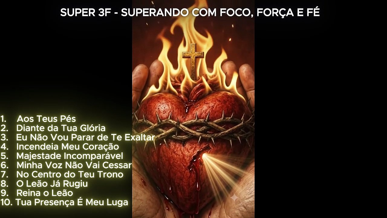 Louvores de Adoração 2026 🙏 | 10 Canções para Entrar na Presença de Deus | Super 3F