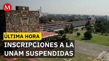 UNAM suspende inscripciones a último momento cuando miles de estudiantes estaban listos