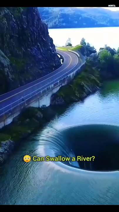 This Dam Hole Can Swallow a Whole River! 😱🌊 #shorts