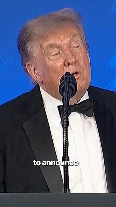 Trump jokingly gives 'scoop' to WHCD journalists about 2028