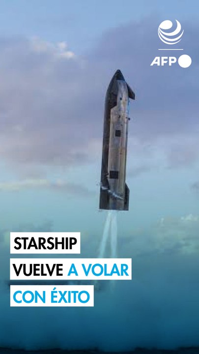 SpaceX completa con éxito el vuelo de prueba de Starship V