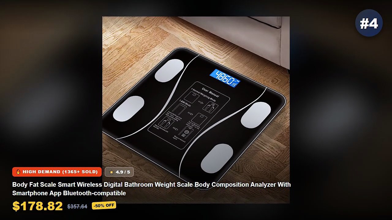 Don't Buy Smart Scale Body Fat Before Watching This! - Smart Scale 8 Electrode Total Body Composition Analyzer with Hand...