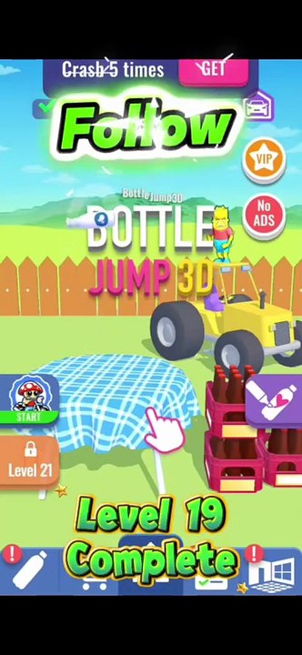Bottle Jump 3D - Level 19 Complete