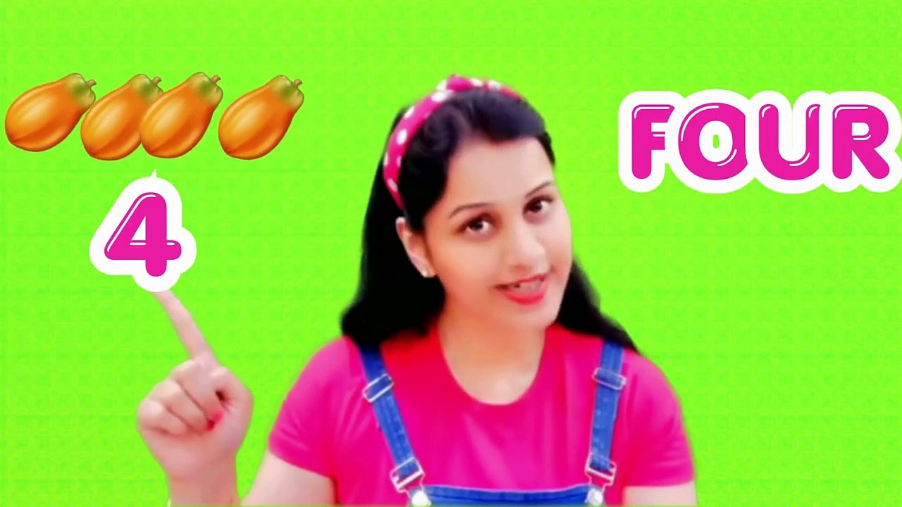 Numbers 1 to 10 for Toddlers _ Counting with Fruits 🍎 _ Number Names _ Numbers Song _ Numbe Game