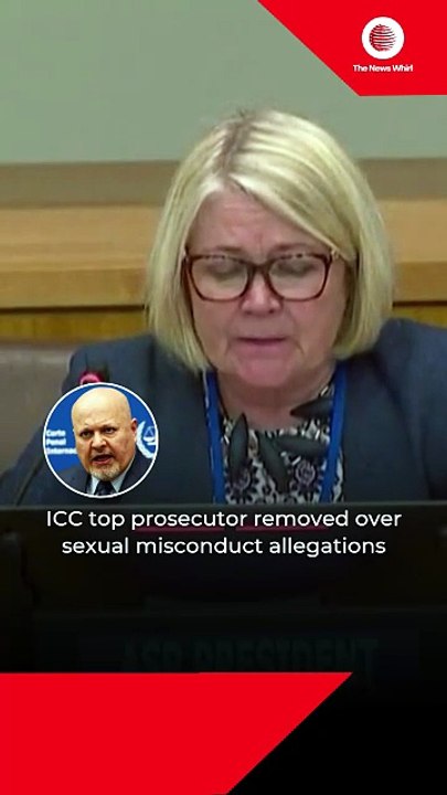ICC top prosecutor removed over sexual misconduct allegations