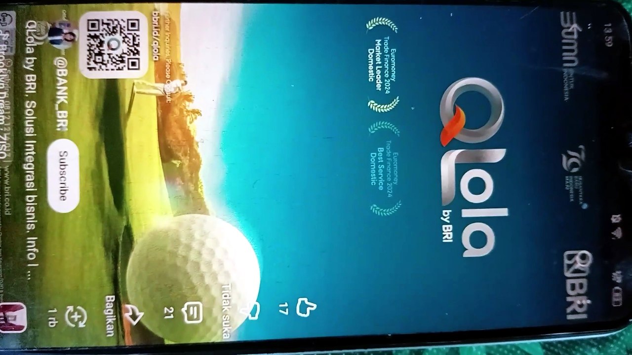 Layanan reaktivasi qlola ib token bri